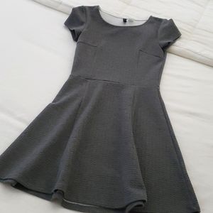 Divided H&M Gray Skater Dress